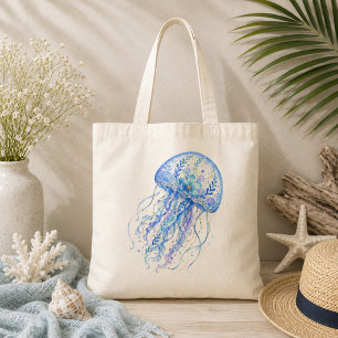 Tote Bag Poterie sur le thème floral Art Méduse
