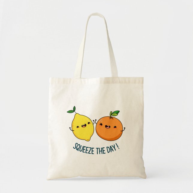Tote Bag Poulet À Fruit D'Agrumes Positif Du Jour (Devant)