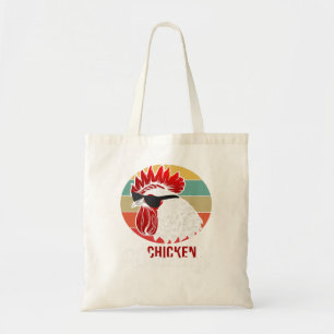 Tote Bag Poulets de poule Mens Vintage poulet papa Retro Fa