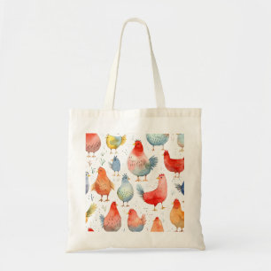 Tote Bag Poulets d'élevage