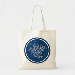 Tote Bag Poulpe avec ancre