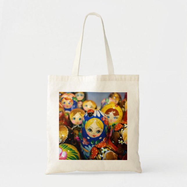 Tote Bag Poupées de nidification russes (Devant)