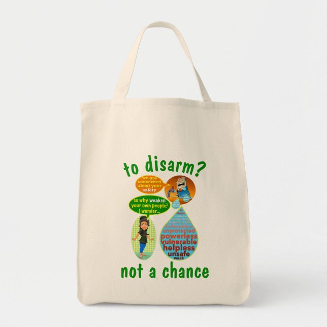 Tote Bag Pour désarmer ? (Devant)