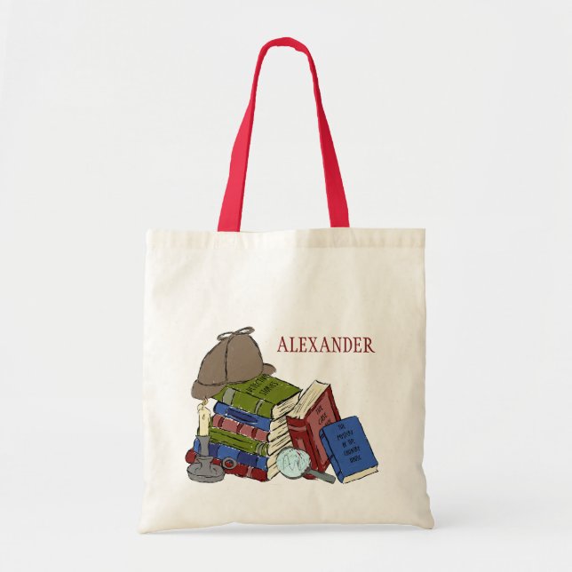Tote Bag Pour Lecteurs Mystères romans Livres Illustrés (Devant)