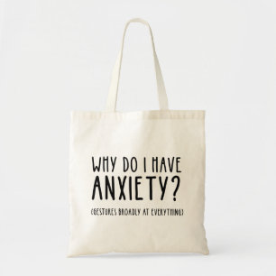 Tote Bag Pourquoi Ai-Je De L'Inquiétude ? Les gestes en tou