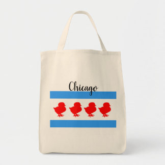 Tote Bag Poussin" Fourre-tout "de Chicago