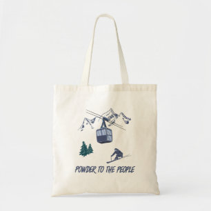 Tote Bag Powder to the People Station de ski