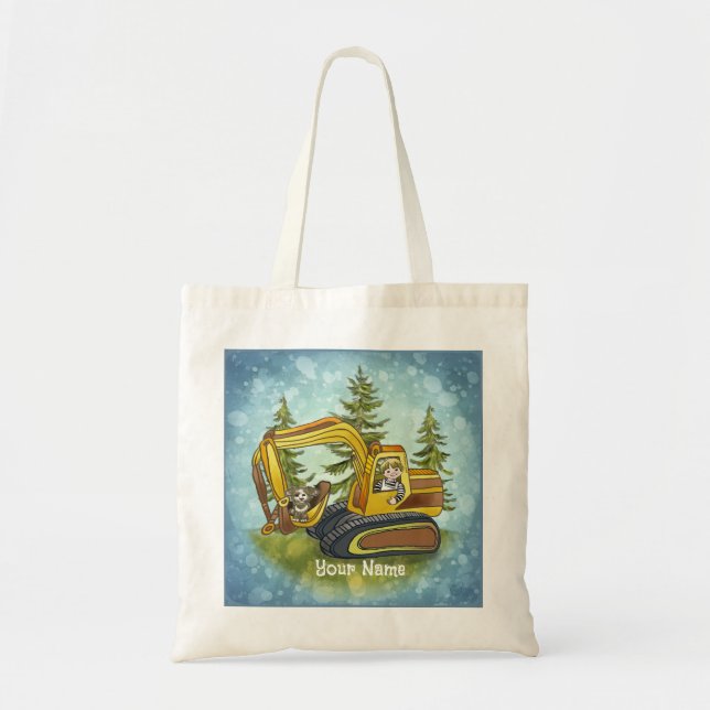 Tote Bag Power Shovel Kid (Devant)