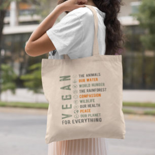 Tote Bag Powered by Plante Vegan For Everything