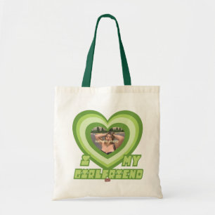 Tote Bag PowerPuff Dingus Coeur vert - PETITE AMIE
