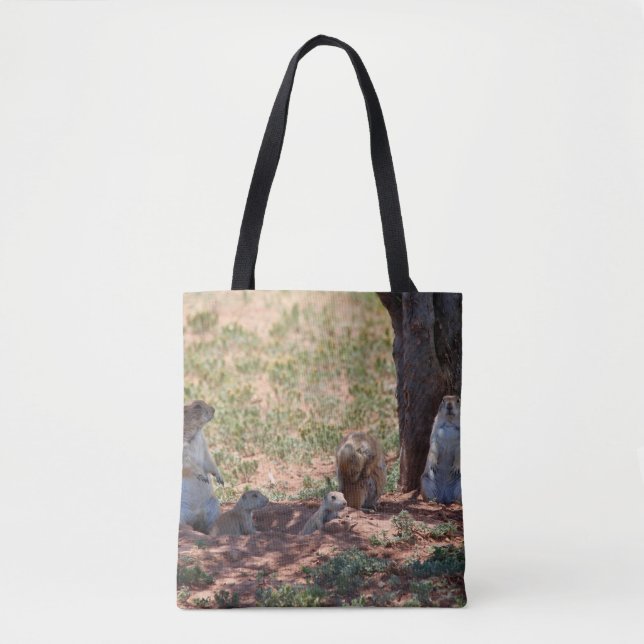 Tote Bag Prairie Dog Family (Devant)