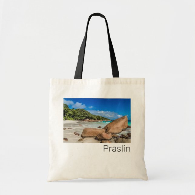 Tote Bag Praslin Seychelles Island Anse Lazio Beach Cadeau (Devant)