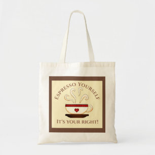 Tote Bag Premier Amendement : Espresso Yourself