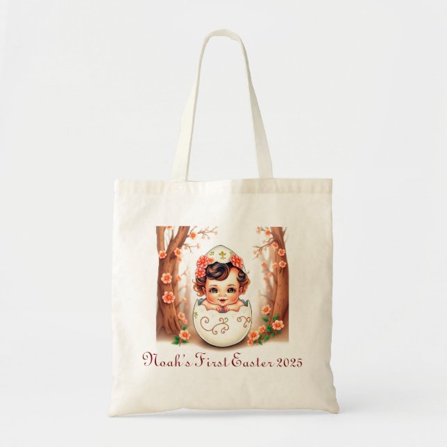 Tote Bag Premier Pâques du bébé 2025 (Devant)
