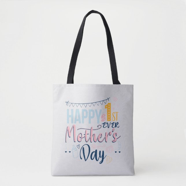 Tote Bag Première Fête des Mères Boho Chic (Devant)