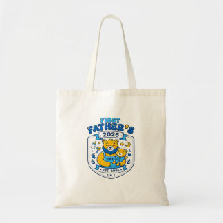Tote Bag Première fête des pères 2026 Meilleur papa de l'ou