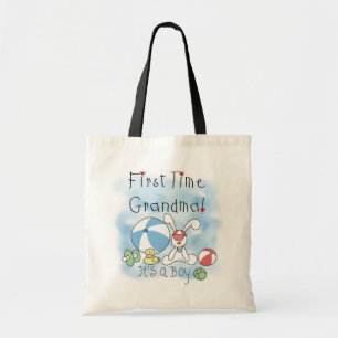 Tote Bag Première Grand-mère de garçon Tshirts et cadeaux