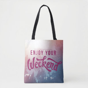 Tote Bag Préparez pour le week-end