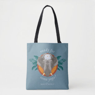 Tote Bag Prêt pour le Yoga ? - Le Lotus Blanc