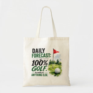 Tote Bag Prévisions quotidiennes de golf