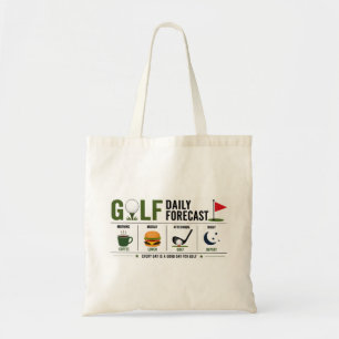 Tote Bag Prévisions quotidiennes de golf