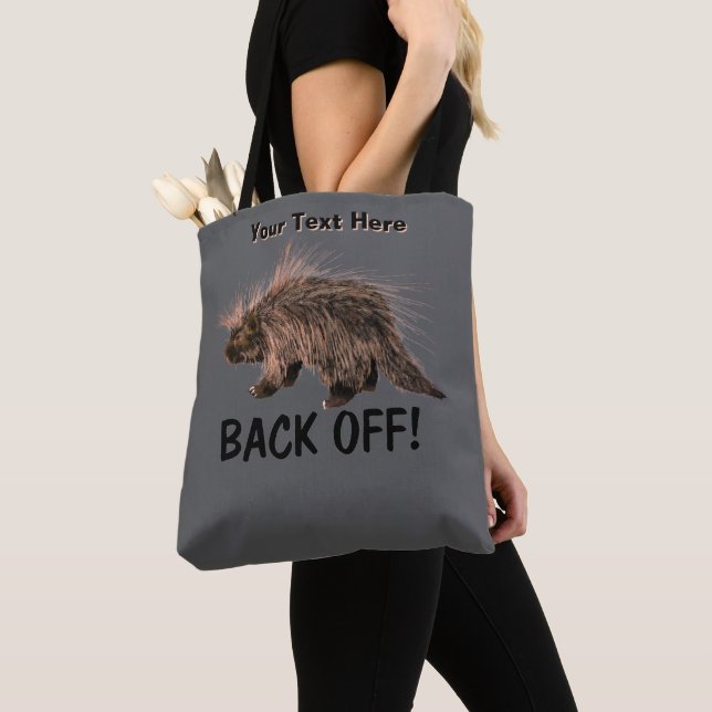 Tote Bag Prickly Porky - Retourner (De près)
