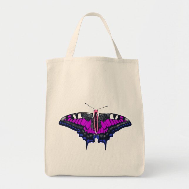 Tote Bag Pride Flag Swallowtail Butterfly (Devant)