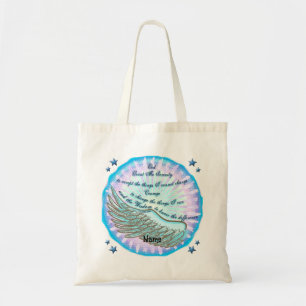 Tote Bag Prière de sérénité Violet Wing 