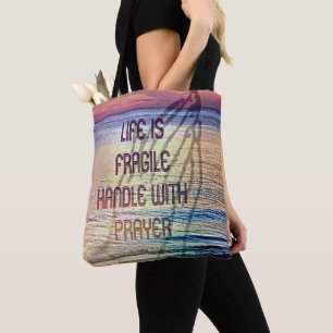 Tote Bag Prière fragile de la vie