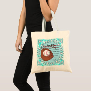 Tote Bag Prière pour la sérénité du baseball