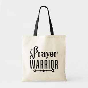 Tote Bag PRIÈRE WARRIOR Citation chrétienne inspirationnell
