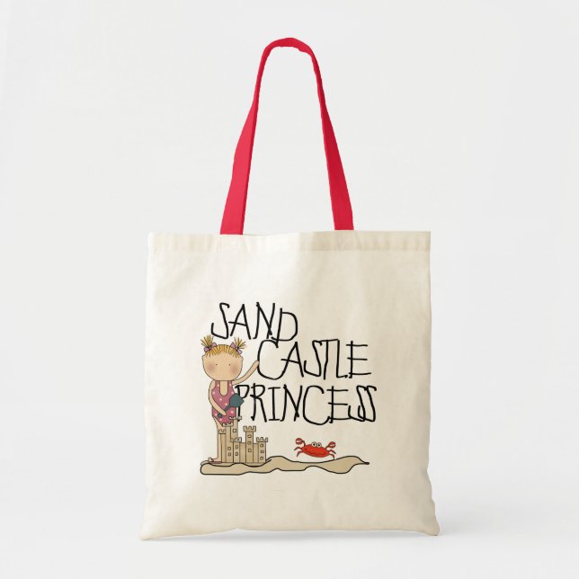 Tote Bag Princesse de château de sable (Devant)