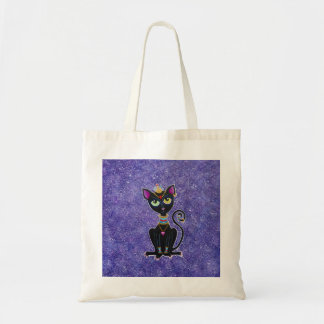 Tote Bag Princesse égyptienne chat noir