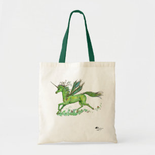 Tote Bag Princesse magique plante verte de licorne féeriqu