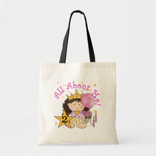 Tote Bag Princesse Tout sur moi 2e anniversaire (Devant)