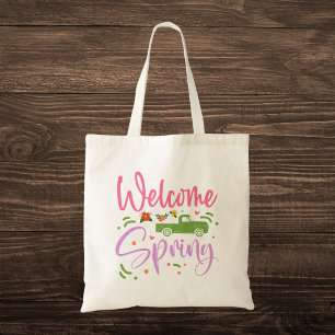 Tote Bag Printemps de bienvenue
