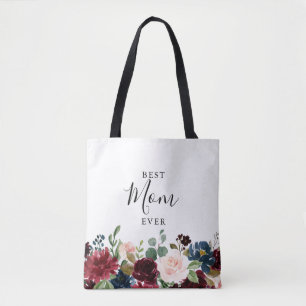 Tote Bag Printemps Russe Bourgogne Calligraphie Meilleure m
