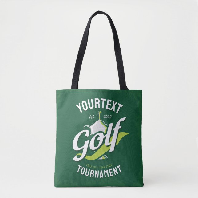 Tote Bag Pro Golfer NAME Golf Trophée Tournoi de golf (Devant)