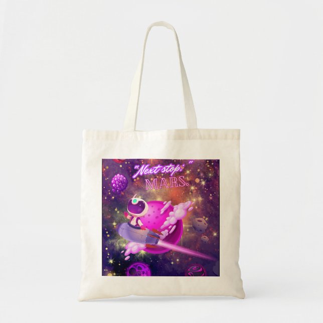Tote Bag Prochain arrêt Mars (Devant)