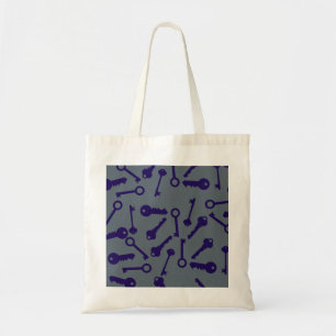Tote Bag Produit à motif clé bleu