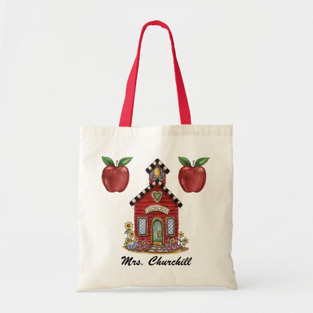 Tote Bag Professeur à l'école Fourre-tout - SRF (Devant)