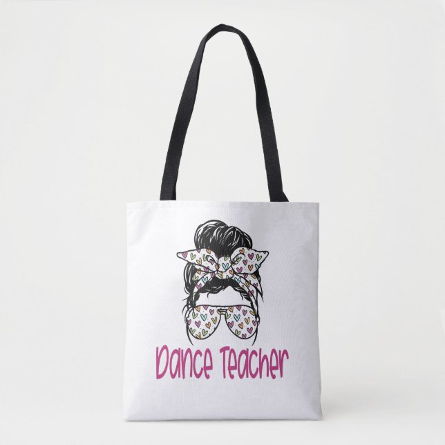 Tote Bag Professeur de danse Instructeur Merci Ballet cadea (Devant)