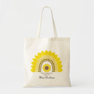 Tote Bag Professeur de Merci Rainbow moderne
