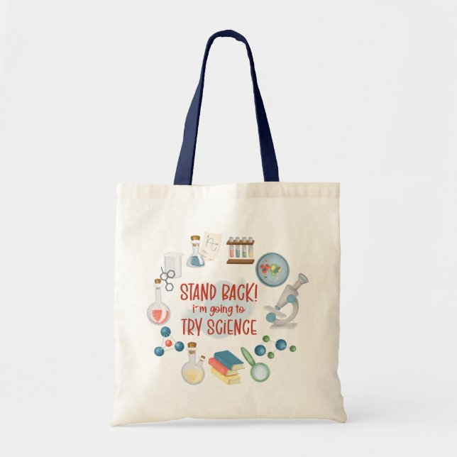 Tote Bag Professeur de sciences (Devant)