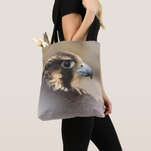 Tote Bag Profil d'un faucon pèlerin
