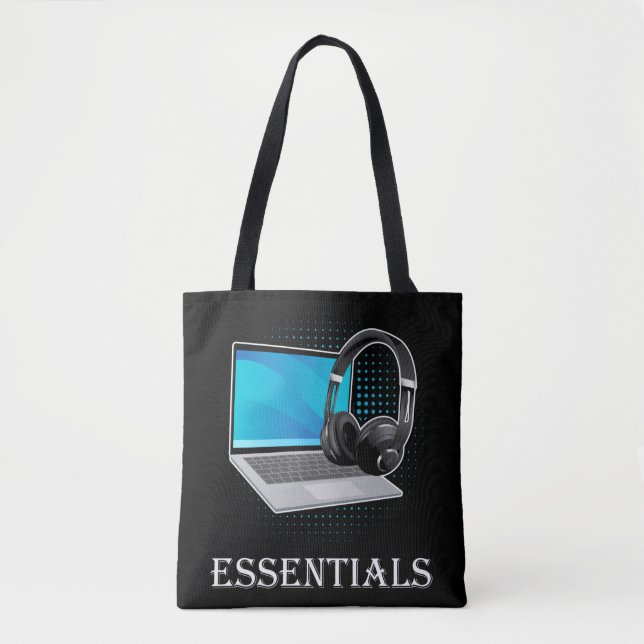 Tote Bag Programmation amusante Life Online Gamer Équipemen (Devant)