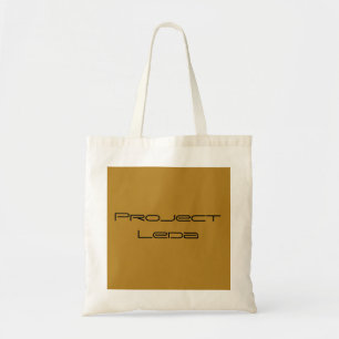 Tote Bag Projet Léda dans la police géométrique