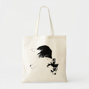 Tote Bag Promenade d'automne avec les yeux fidèles