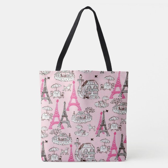 Tote Bag Promenade de Paris (Devant)