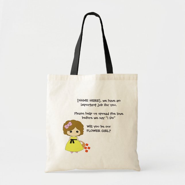 Tote Bag Proposition Fourre-tout - brune de demoiselle de (Devant)